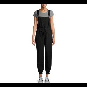 *Set of 2* No Boundaries Linen Utility Overalls